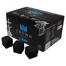 Уголь д/кальяна CROWN AIRFLOW размер 25 мм, 72 кубика
