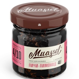 Табак для кальяна Muassel 4/10 - Личи-лимонад 40 г