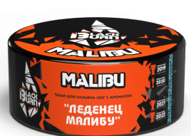 Табак д/кальяна Black Burn вкус Malibu,100 гр