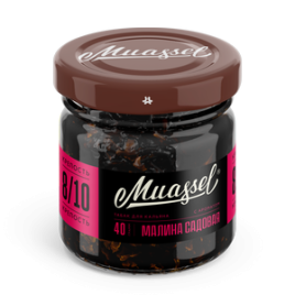 Табак для кальяна Muassel Extra Strong 8/10 - Garden Raspberry Малина садовая 40 г