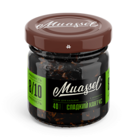 Табак для кальяна Muassel Extra Strong 8/10 - Sweet Cactus Сладкий кактус 40 г