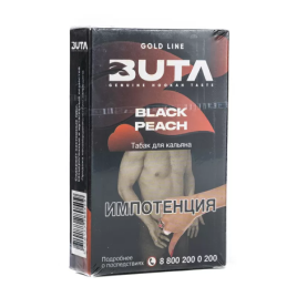 Табак д/кальяна Buta Gold вкус Черный персик (Black Peach), 50 гр