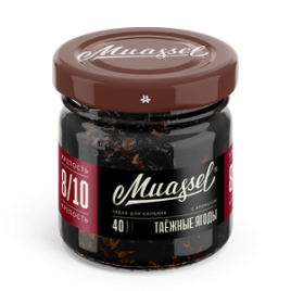 Табак для кальяна Muassel Strong 6/10 - Taiga Berries Таёжные ягоды 40 г