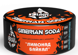 Табак д/кальяна Black Burn вкус Siberian Soda,100 гр
