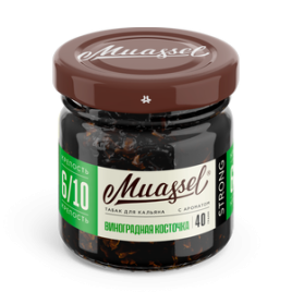 Табак для кальяна Muassel Strong 6/10 - Grape Seed Виноградная косточка 40 г