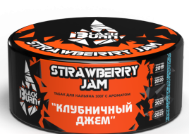 Табак д/кальяна Black Burn вкус Strawberry Jam,100 гр