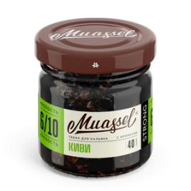 Табак для кальяна Muassel Strong 6/10 - Kiwi Киви 40 г