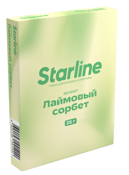 Табак д/кальяна STRALINE вкус Лаймовый Сорбет, 25 г фото 1