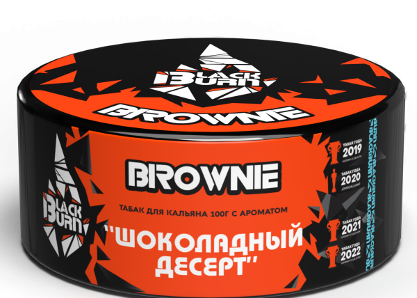 Табак д/кальяна Black Burn вкус Brownie,100 гр фото 1