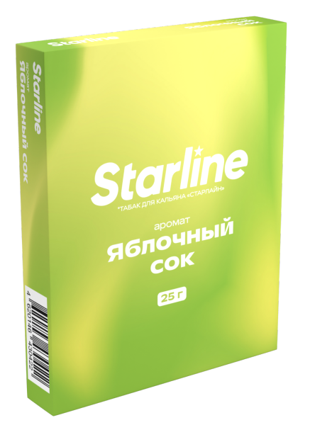 Табак для кальяна STARLINE Яблочный Сок, 25 гр фото 1