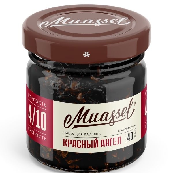 Табак для кальяна Muassel 4/10 Red Angel Красный ангел, 40 гр фото 1