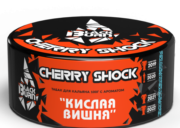 Табак д/кальяна Black Burn вкус Cherry Shock,100 гр фото 1
