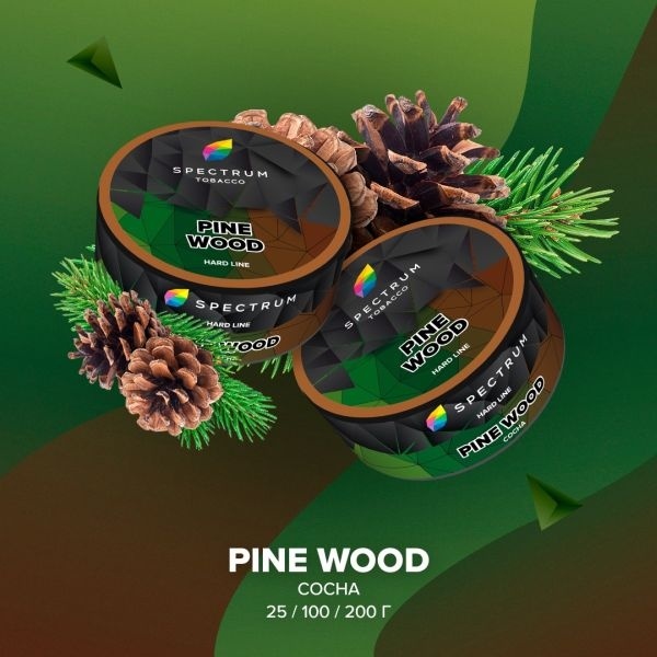 Табак для кальяна Spectrum Hard Pine Wood, 25 гр фото 1