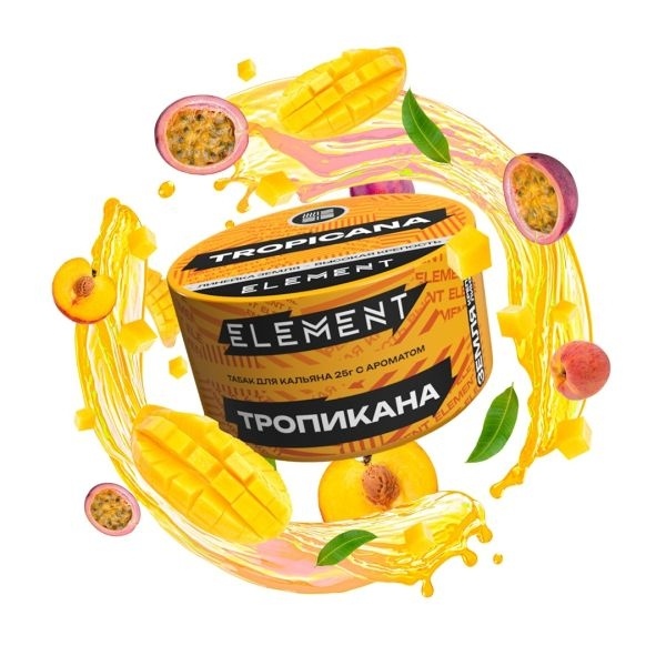 Табак д/кальяна Element Земля вкус Tropicana, 25 гр фото 1