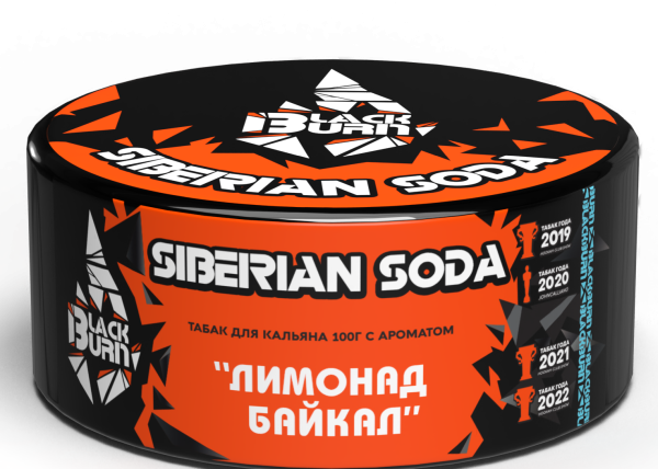 Табак д/кальяна Black Burn вкус Siberian Soda,100 гр фото 1