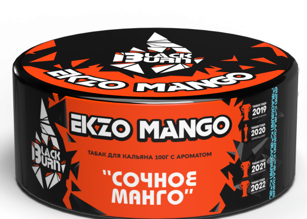 Табак д/кальяна Black Burn вкус EKZO MANGO,100 гр фото 1