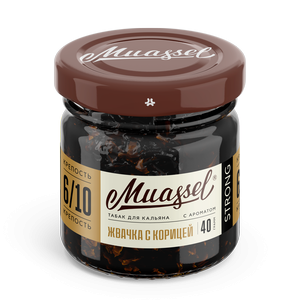 Табак для кальяна Muassel Strong 6/10 - Cinnamon Gum Жвачка с корицей 40 г фото 1