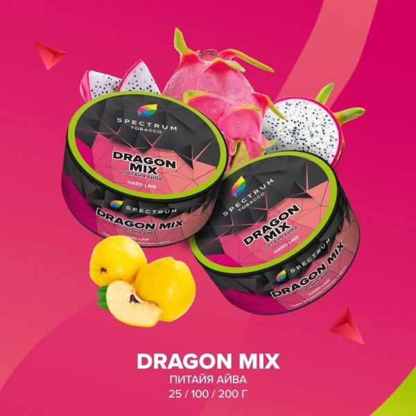 Табак для кальяна Spectrum Hard Dragon Mix, 25 гр фото 1