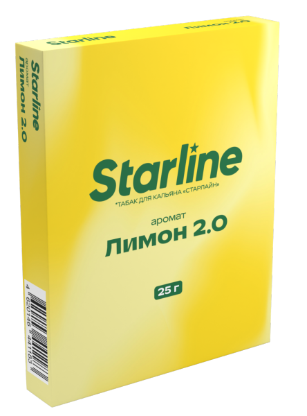 Табак для кальяна STARLINE Лимон 2.0, 25 гр фото 1