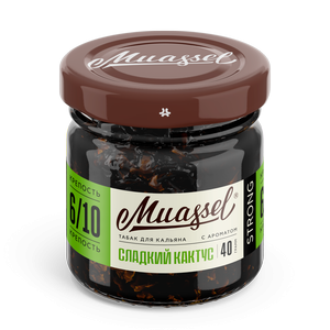 Табак для кальяна Muassel Strong 6/10 - Sweet Cactus Сладкий кактус 40 г фото 1
