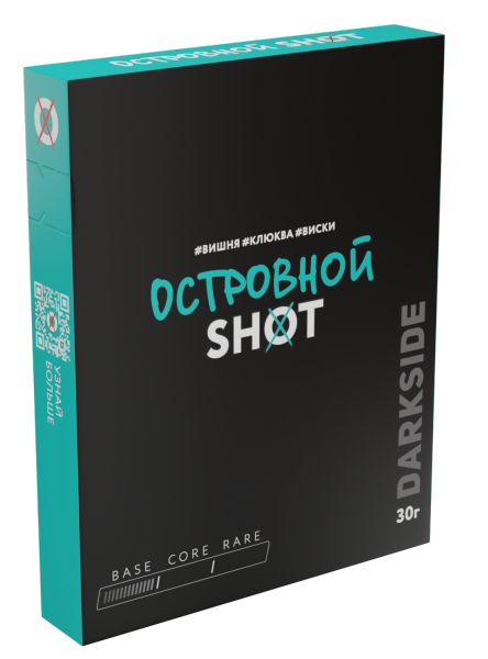 Табак д/кальяна Darkside Shot вкус Островной, 30 г фото 1