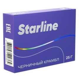 Табак для кальяна STARLINE Черничный крамбл, 25 гр
