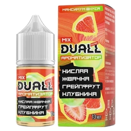 Ароматизатор Duall Mix Кислая Жвачка Грейпфрут Клубника, 13 мл