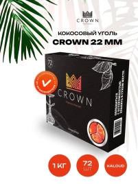 Уголь для кальяна CROWN KALAUD, 72 куска