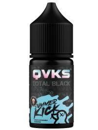 Ароматизатор QVKS TOTAL BLACK Арбуз Клубника Базилик, 14 мл