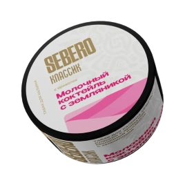 Табак для кальяна SEBERO Классик Молочный Коктейль с Земляникой, 25 гр