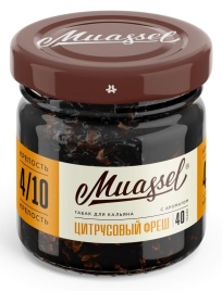 Табак для кальяна Muassel 4/10 - Citrus Fresh Цитрусовый фреш, 40 гр