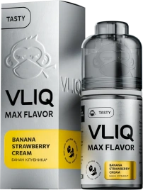 Ароматизатор VLIQ MAX Flavor Банан клубника, 15 мл