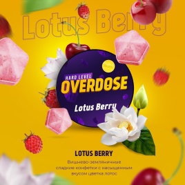 Табак для кальяна Overdose Lotus Berry, 200 гр