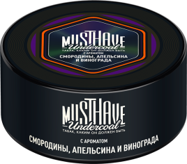 Табак для кальяна Must Have Black Orange Смородина, Апельсин и Виноград, 25 гр