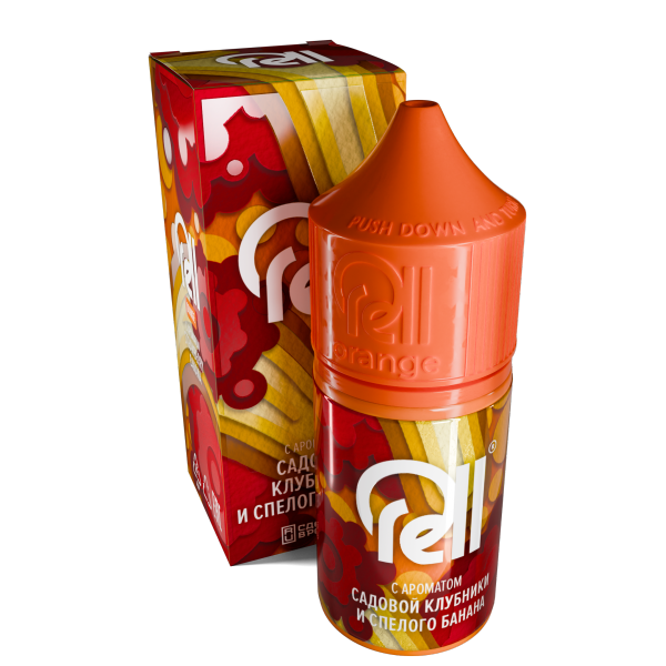 Ароматизатор Rell Orange Садовая Клубника и Спелый Банан, 14 мл фото 1