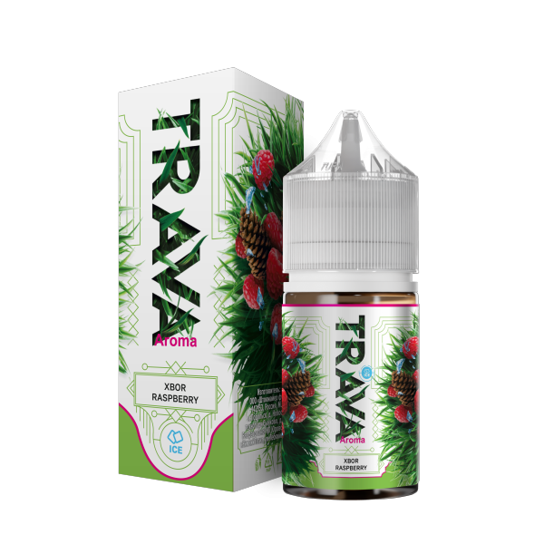 Ароматизатор TRAVA XBOR RASPBERRY (Хвоя / Малина), 13 мл фото 1