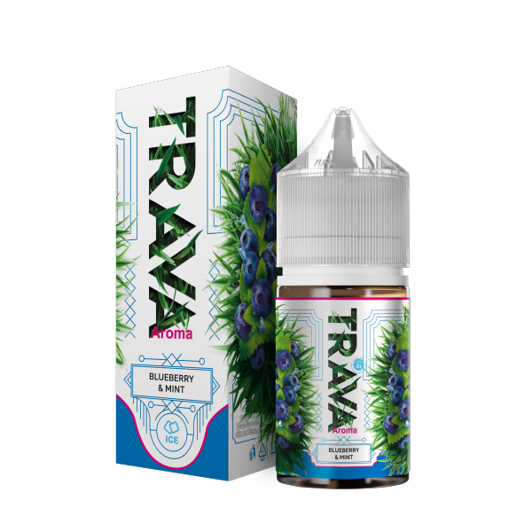 Ароматизатор TRAVA BLUEBERRY & MINT (Синие ягоды / Мята), 13 мл фото 1