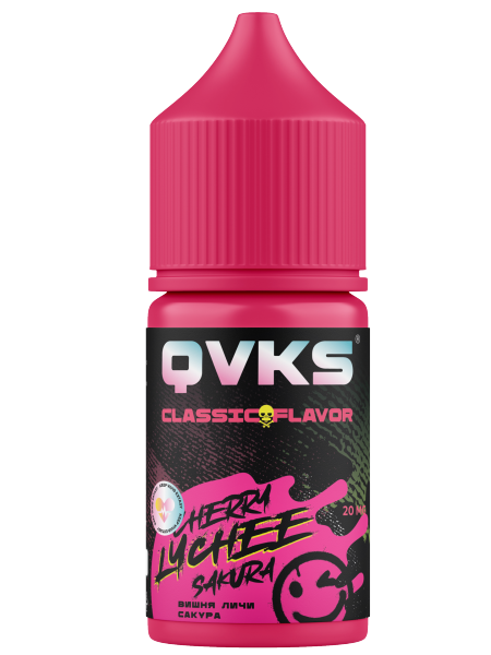 Ароматизатор QVKS CLASSIC Вишня Личи Сакура, 14мл фото 1