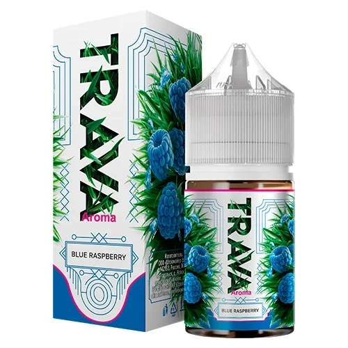 Ароматизатор TRAVA BLUE RASPBERRY (Синяя малина), 13 мл фото 1