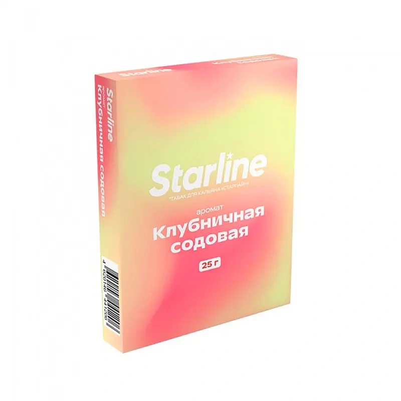 Табак для кальяна STARLINE Клубничная содовая, 25 гр фото 1