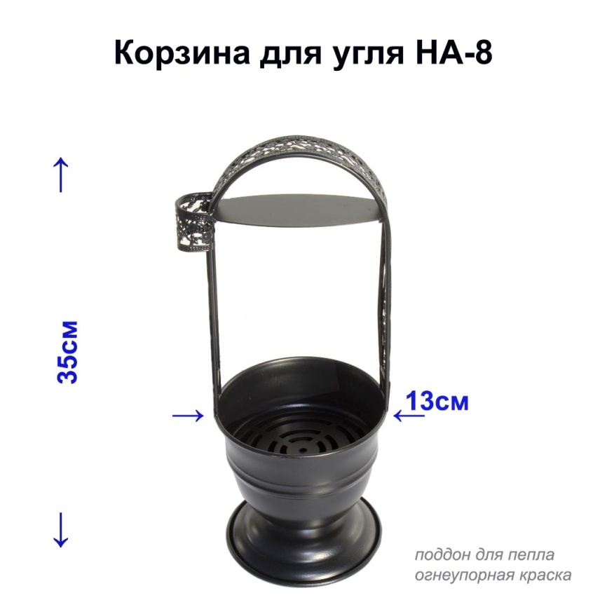 Корзина для угля BLACK (Малая) фото 2