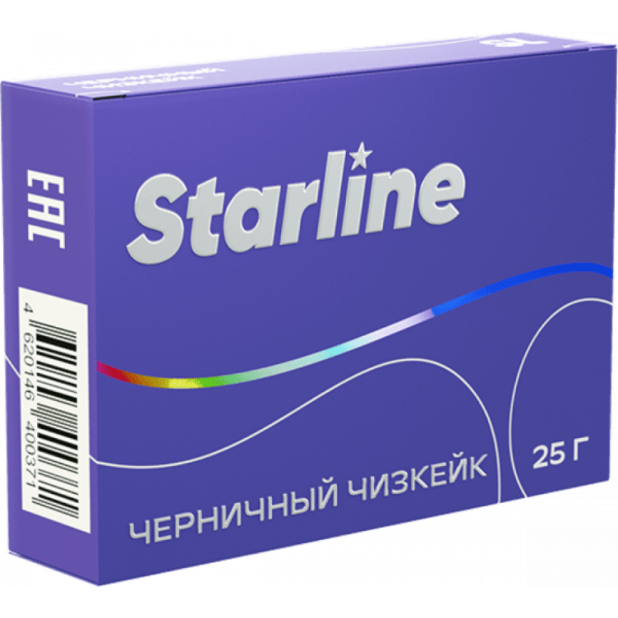 Табак для кальяна STARLINE Черничный чизкейк, 25 гр фото 1