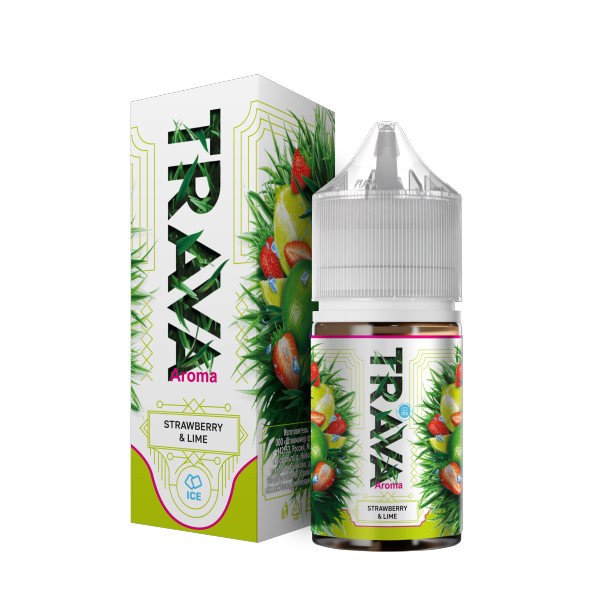 Ароматизатор TRAVA STRAWBERRY & LIME (Клубника / Лайм), 13 мл фото 1