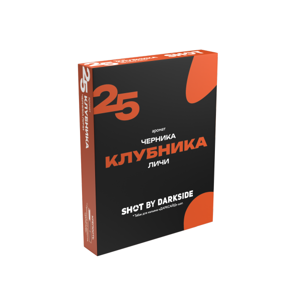 Табак для кальяна DARKSIDE SHOT 25 Клубника черника личи, 25 гр фото 1