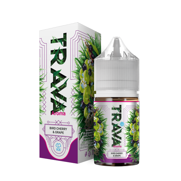Ароматизатор TRAVA BIRD CHERRY & GRAPE (черемуха / виноград) 13мл фото 1